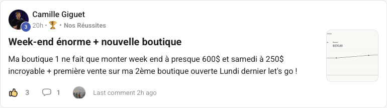 Résultat de Camille Giguet